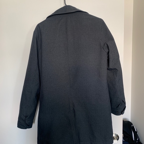 Banana Republic Grey Trench Coat (size S) - Picture 8 of 8